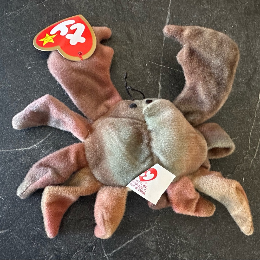 Ty Teenie Beanie Babies Crab - Claude